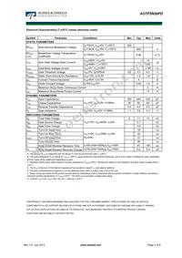 AOTF5N50FD Datasheet Page 2