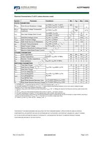 AOTF7N60FD Datasheet Page 2