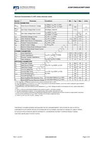 AOW12N65 Datasheet Page 2