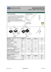 AOW7S65 Datasheet Cover