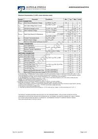 AOY516 Datasheet Page 2