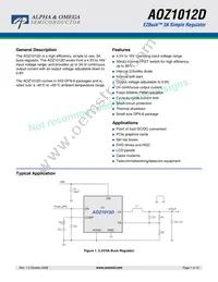 AOZ1012DI Datasheet Cover