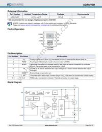 AOZ1012DI Datasheet Page 2