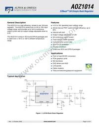 AOZ1014DIL_001#A Datasheet Cover