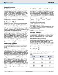 AOZ1016AIL_4 Datasheet Page 7