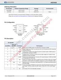 AOZ1022DI-5L Datasheet Page 2