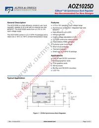 AOZ1025DIL_3 Datasheet Cover