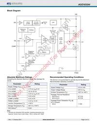 AOZ1033AI_2#A Datasheet Page 3