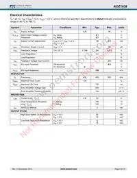 AOZ1038DI Datasheet Page 4