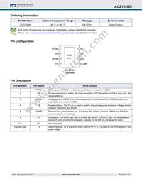 AOZ1039DI Datasheet Page 2