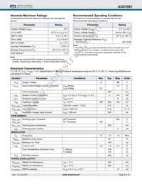 AOZ1083CI Datasheet Page 3