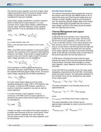 AOZ1083CI Datasheet Page 8