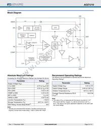 AOZ1210AI Datasheet Page 3