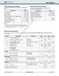 AOZ1268QI-01 Datasheet Page 4