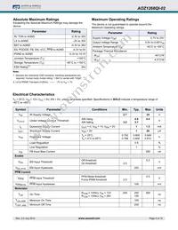 AOZ1268QI-02 Datasheet Page 4