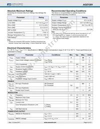 AOZ1281DI Datasheet Page 3