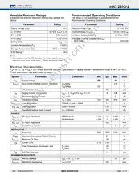 AOZ1282CI-2 Datasheet Page 3