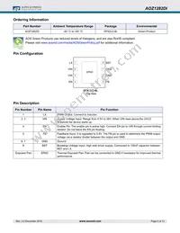 AOZ1282DI Datasheet Page 2