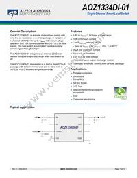 AOZ1334DI-01 Datasheet Cover