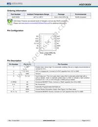 AOZ1363DI Datasheet Page 2