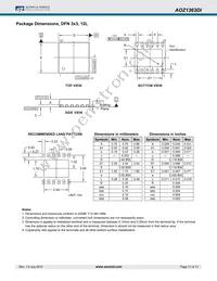AOZ1363DI Datasheet Page 11