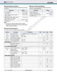 AOZ1960DI Datasheet Page 6
