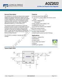 AOZ2023PI Datasheet Cover