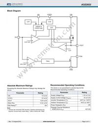 AOZ2023PI Datasheet Page 3