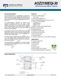 AOZ2150EQI-30 Datasheet Cover