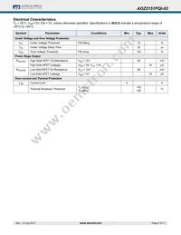 AOZ2151PQI-03 Datasheet Page 5