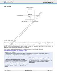 AOZ2151PQI-03 Datasheet Page 17