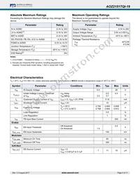 AOZ2151TQI-19 Datasheet Page 5