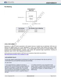 AOZ2152EQI-31 Datasheet Page 15