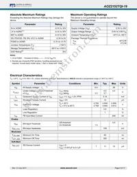 AOZ2152TQI-19 Datasheet Page 5
