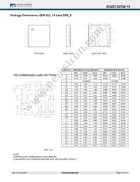 AOZ2152TQI-19 Datasheet Page 15