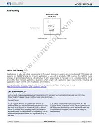 AOZ2152TQI-19 Datasheet Page 17