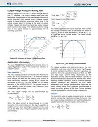 AOZ2231CQI-11 Datasheet Page 17