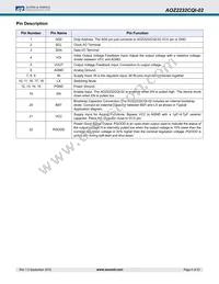 AOZ2232CQI-02 Datasheet Page 4