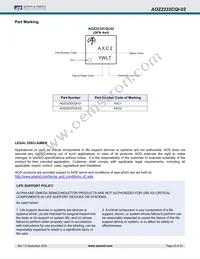 AOZ2232CQI-02 Datasheet Page 23