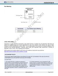 AOZ2233CQI-02 Datasheet Page 23