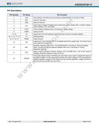 AOZ2233CQI-12 Datasheet Page 4