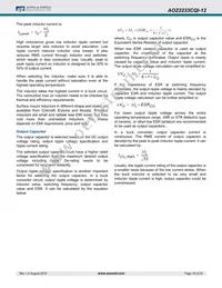 AOZ2233CQI-12 Datasheet Page 18