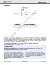 AOZ2233CQI-12 Datasheet Page 23