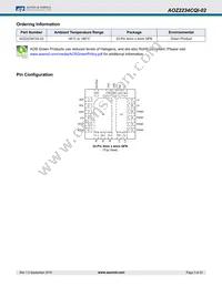 AOZ2234CQI-02 Datasheet Page 3