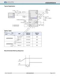 AOZ2235CQI-02 Datasheet Page 2