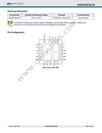 AOZ2235CQI-02 Datasheet Page 3