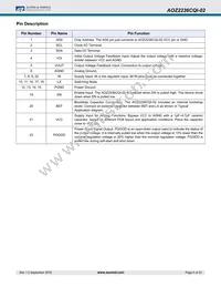 AOZ2236CQI-02 Datasheet Page 4