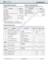 AOZ2236CQI-02 Datasheet Page 5