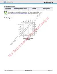 AOZ2236QI-01 Datasheet Page 3