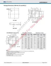 AOZ2236QI-01 Datasheet Page 14